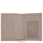 Women Turtledove Longchamp Le Foulonne Card holder Leather Goods L06408660 - Image 2