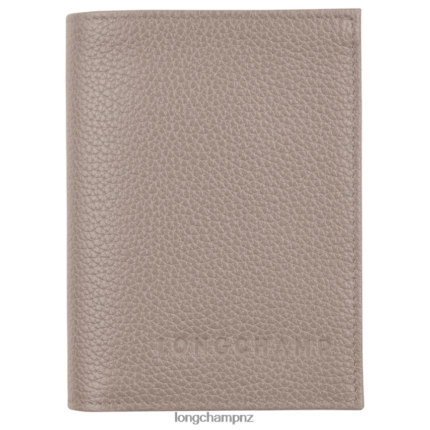 Women Turtledove Longchamp Le Foulonne Card holder Leather Goods L06408660