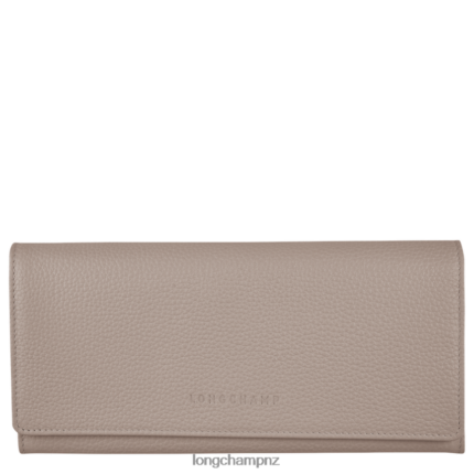 Women Turtledove Longchamp Le Foulonne Continental wallet Leather Goods L06408606