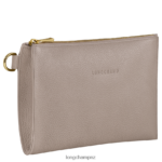 Women Turtledove Longchamp Le Foulonne Pouch Leather Goods L06408703 - Image 2
