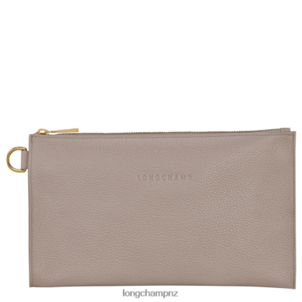 Women Turtledove Longchamp Le Foulonne Pouch Leather Goods L06408703