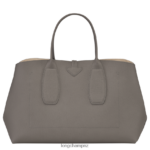 Women Turtledove Longchamp Roseau Handbag Bags L06408111 - Image 4