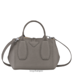 Women Turtledove Longchamp Roseau Handbag Bags L06408116 - Image 4