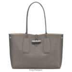 Women Turtledove Longchamp Roseau Tote bag Bags L06408370 - Image 5