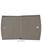 Women Turtledove Longchamp Roseau Wallet Leather Goods L06408586 - Image 2