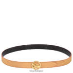 Women Vegetal/Black Longchamp Box-Trot belt Accessories L06408939