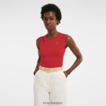 Women Vegetal/Black Longchamp Box-Trot belt Accessories L06408939 - Image 3