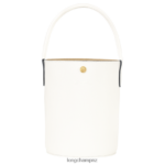 Women White Longchamp Epure Bucket bag Bags L0640836