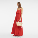 Women White Longchamp Le Panier Pliage Basket bag Bags L0640863 - Image 2