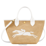 Women White Longchamp Le Panier Pliage Basket bag Bags L0640863