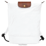 Women White Longchamp X D'heygere Crossbody bag/Backpack Bags L06408324